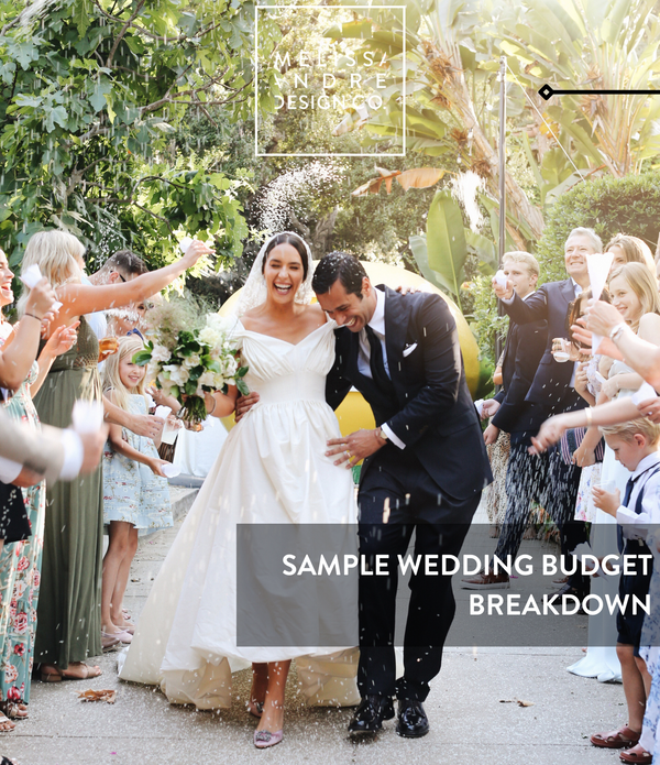 Sample Wedding Budget Breakdown Sample Wedding Budget Breakdown
