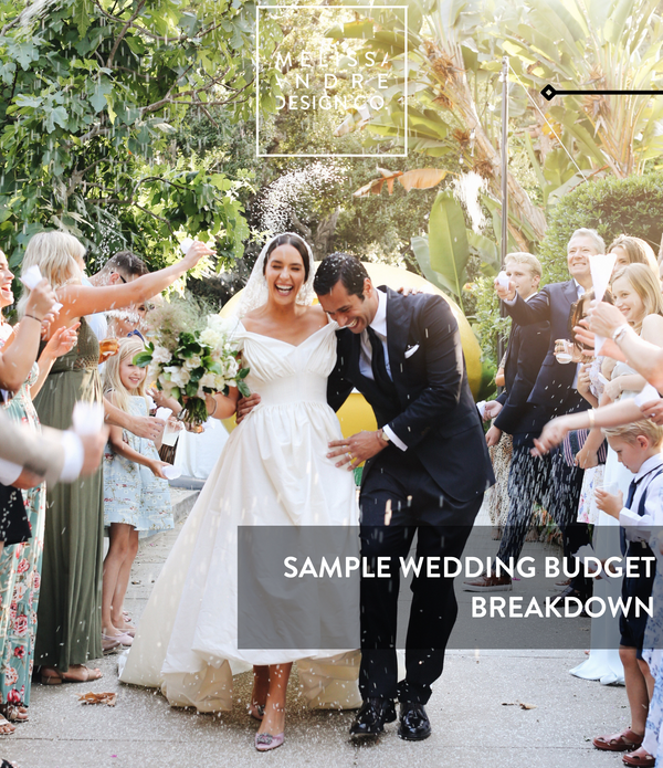 Sample Wedding Budget Breakdown