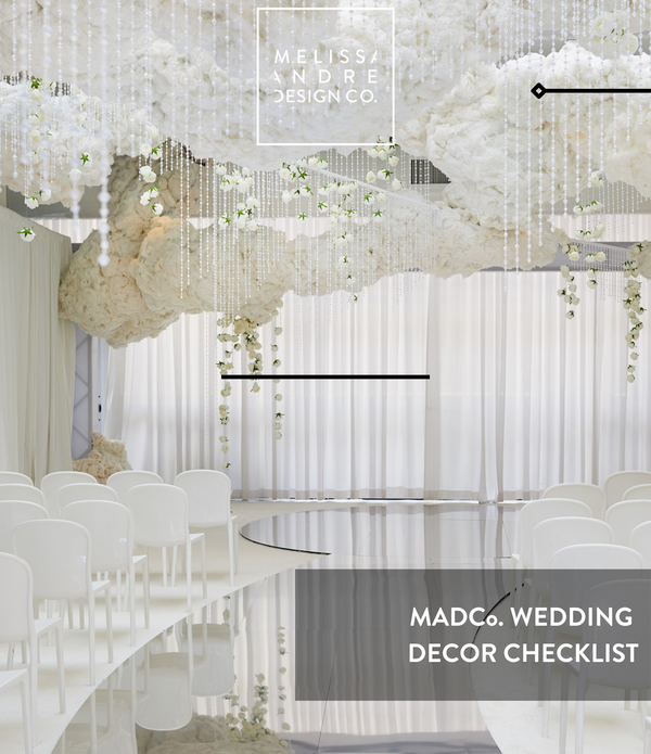MADCo. Wedding Decor Checklist MADCo. Wedding Decor Checklist