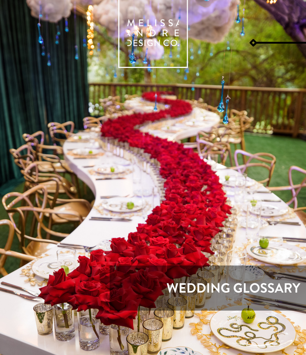 Wedding Glossary Wedding Glossary