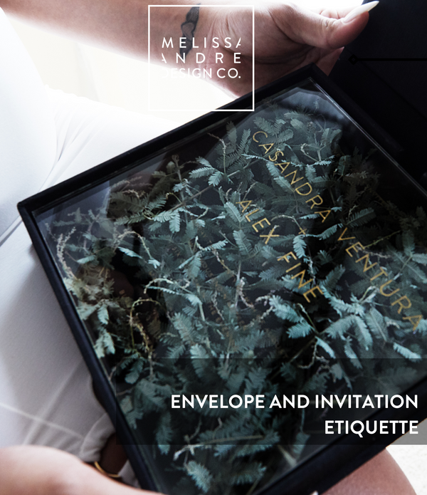 Addressing & Invitation Etiquette